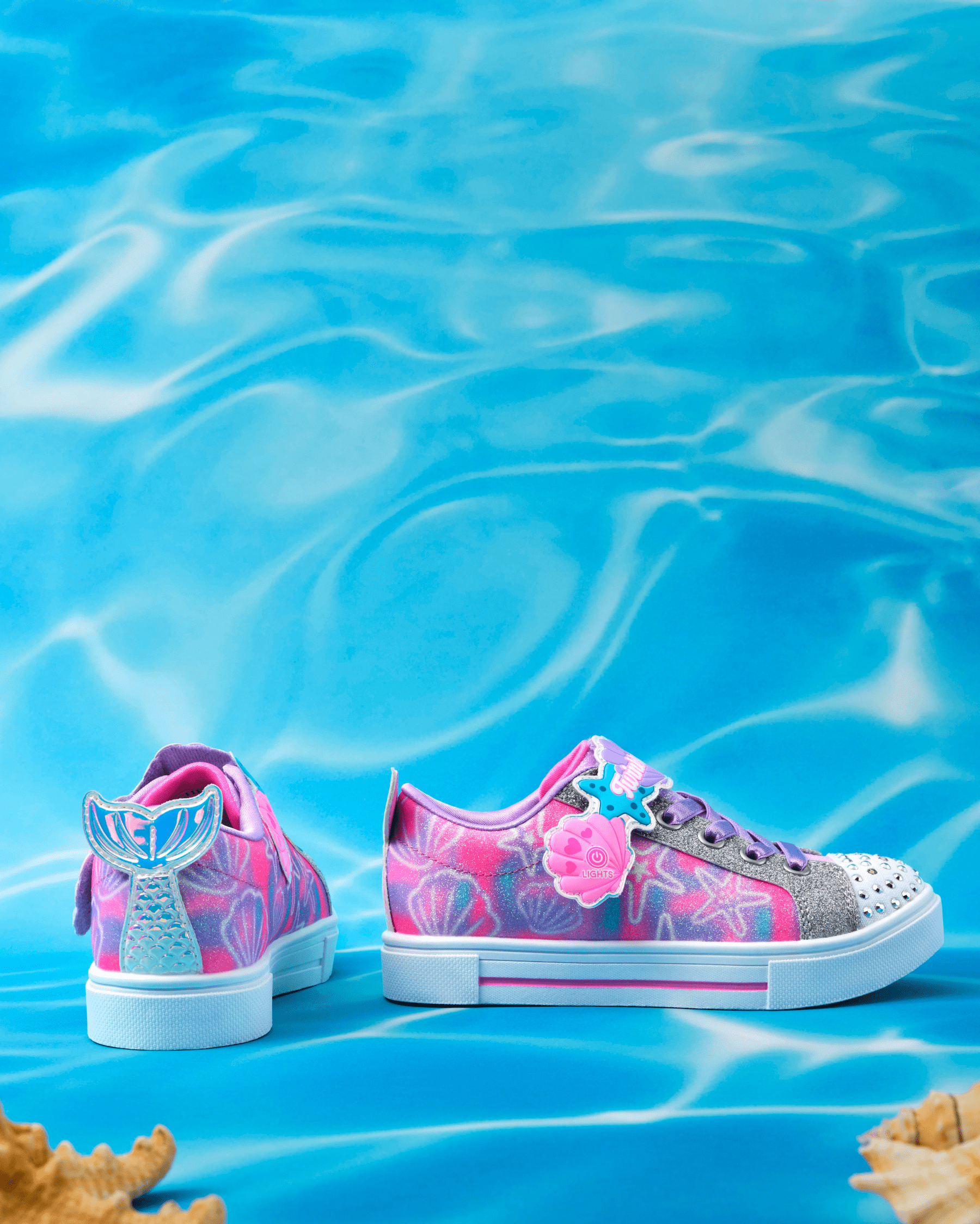 Skechers Twinkle Sparks - Underwater Magic Büyük Kız Çocuk Mor